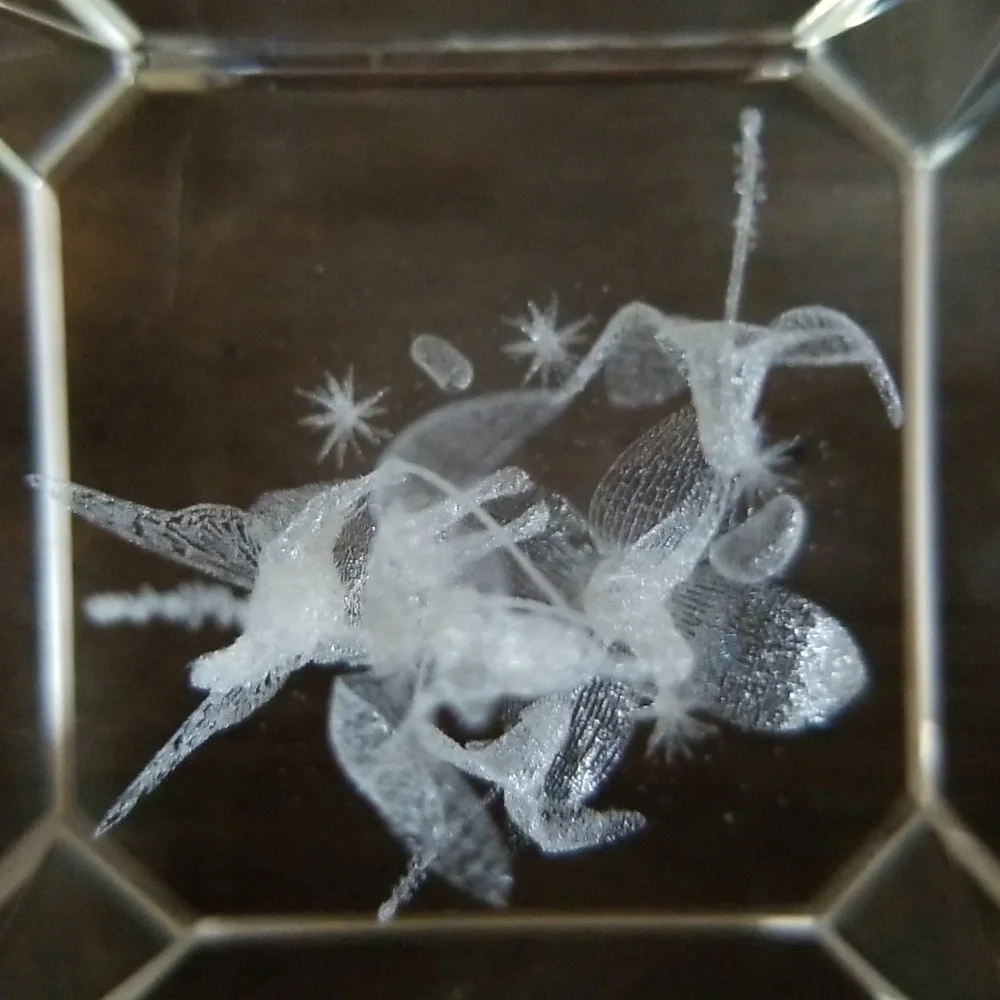 Crystal prism glass